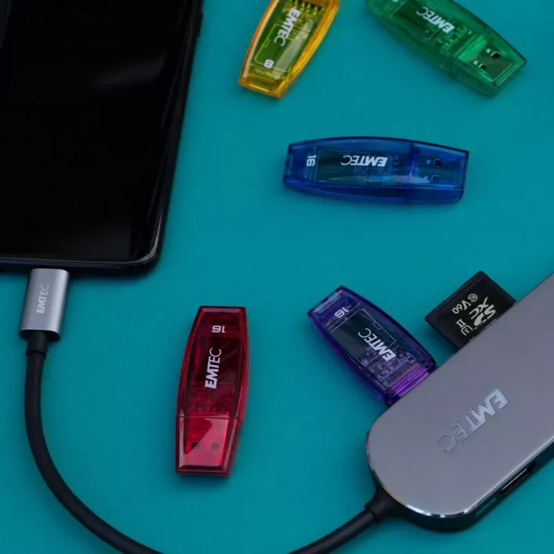 Emtec T650C USB-C HUB – 6 prievadų išplėtimo stotelė