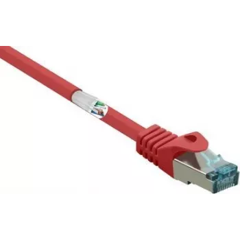 RJ45 tinklo laidas CAT 6a S/FTP 2,00 m raudonas, nedegus RF-5043954