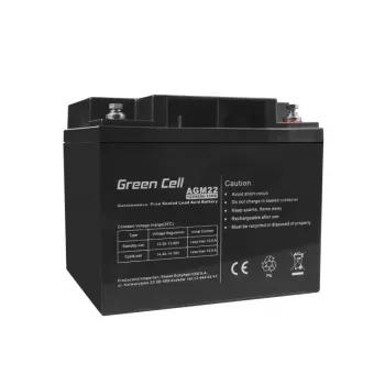 Green Cell AGM22 UPS akumuliatorius, AGM sandarus švino rūgšties (VRLA), 12 V 40 Ah, 170 x 165 mm, 12,1 kg, juodas