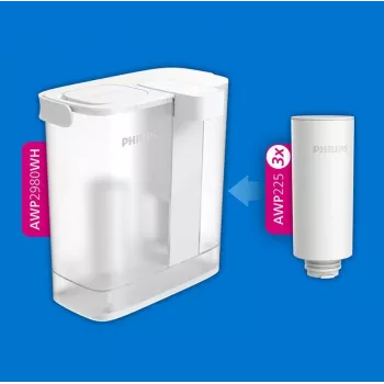 Vandens filtro kasetės Philips AWP225S/5 3 vnt. – minkštinimo keičiamieji filtrai