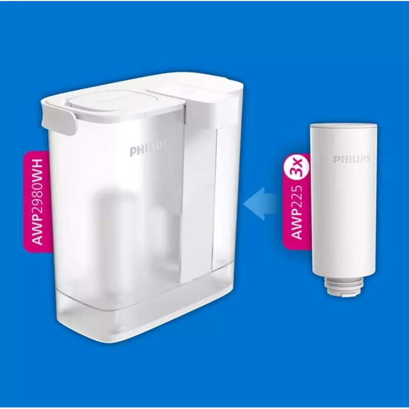 Vandens filtro kasetės Philips AWP225S/5 3 vnt. – minkštinimo keičiamieji filtrai