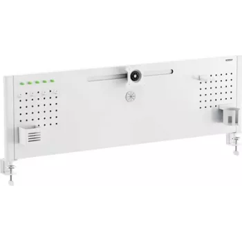 SpeaKa Professional SP-B25-02 Monitor+ organizavimo lenta monitoriaus stovas baltas matinis (SP-13660880)