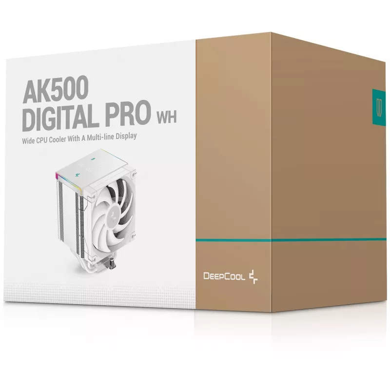 Aušintuvas DeepCool AK500 DIGITAL PRO WH (R-AK500-WHAPMN-G)