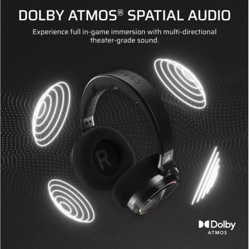 Ausinės CORSAIR Virtuoso Max Wireless Carbon