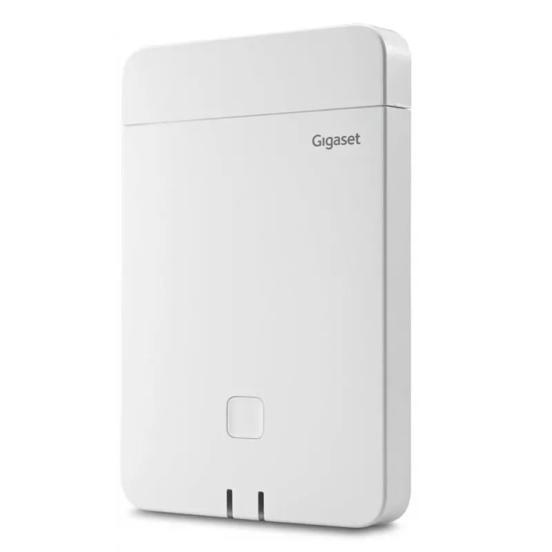 DECT IP bazinė stotelė Gigaset N770 IP Pro – 120 kanalų, HTTPS/SIPS/SRTP/SSL/TLS, patalpose iki 50 m, lauke iki 300 m, balta