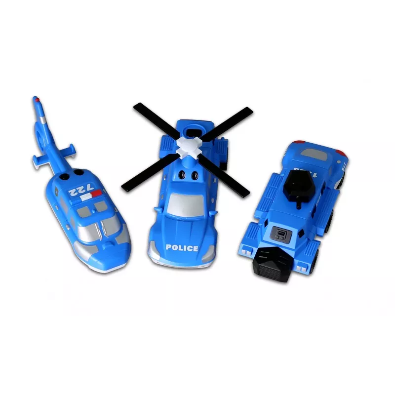 Policijos mašinų rinkinys Popular Playthings Mix or Match Vehicles Police