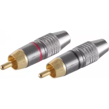 shiverpeaks BS52024-SET RCA jungtis, pilka
