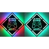 LED neoninis ženklas MANTA MASNL132RGB GAMER ZONE, RGB apšvietimas sienai