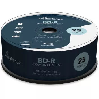 MediaRange MR514 BD-R tuščias diskas 25 GB 25 vnt.