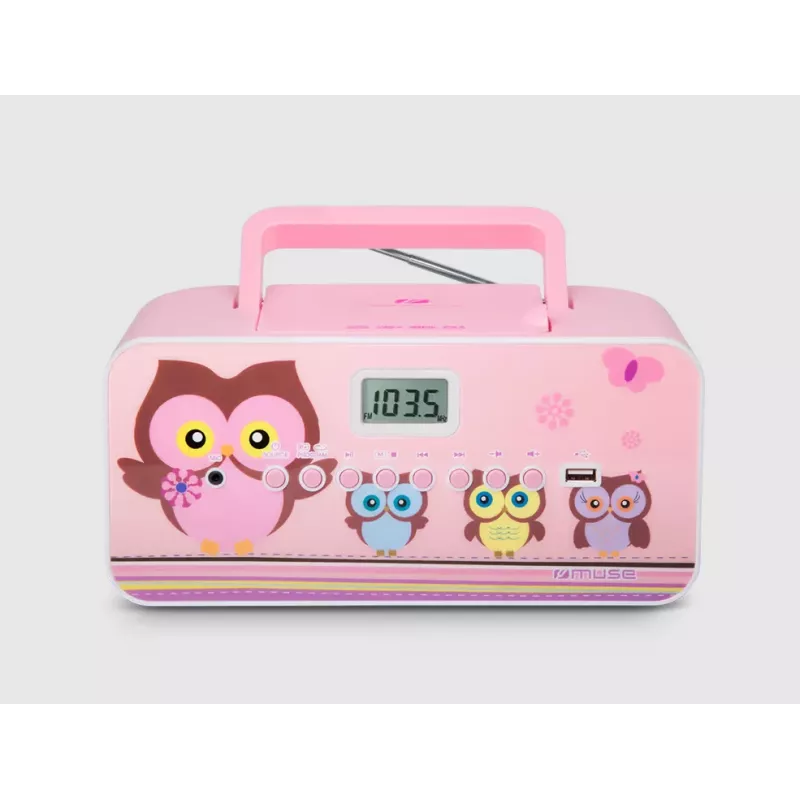 Nešiojama stereo sistema Muse M-29KP su CD, MP3 ir radiju