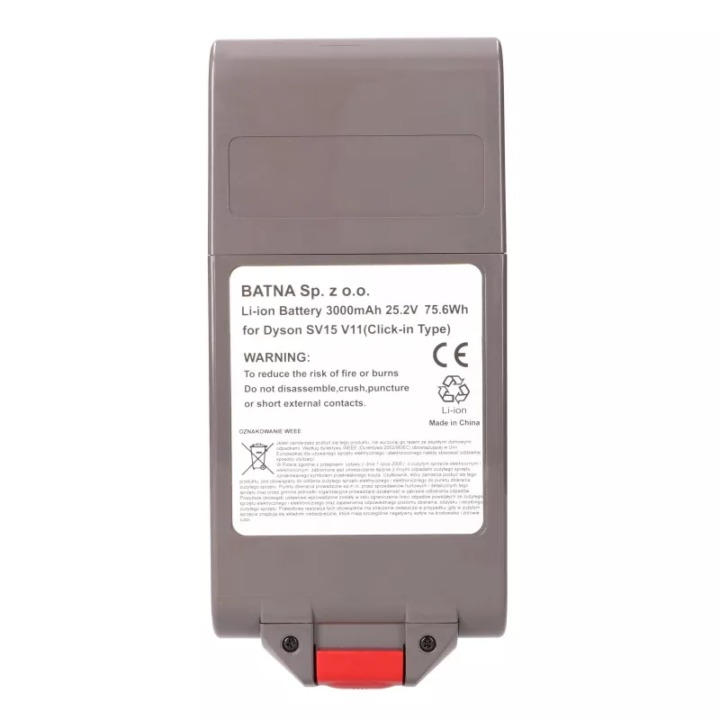 Pakeitimo baterija Dyson V11 25,2V 3000mAh Extralink