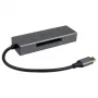 Card Reader Akasa AK-CR-09BK USB 2.0 Type-C pilka