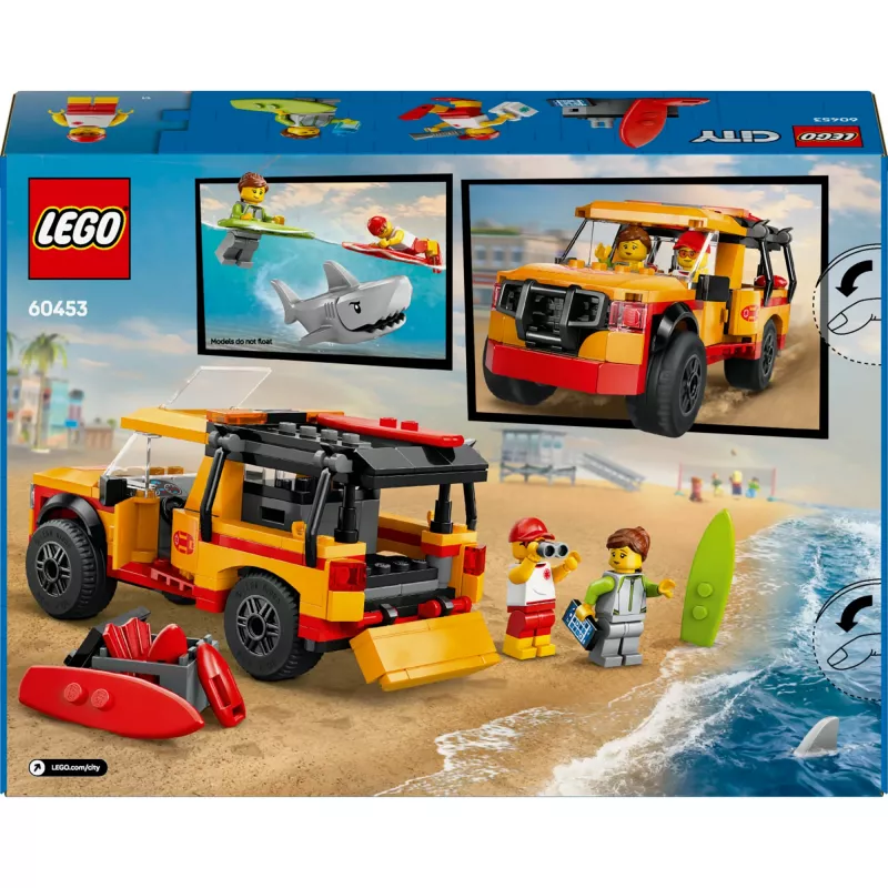 LEGO CITY 60453 Gelbėtojų paplūdimio vilkikas