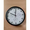 NeXtime klok 2635zw orų stotelė, Ø34 cm, sieninė, juoda
