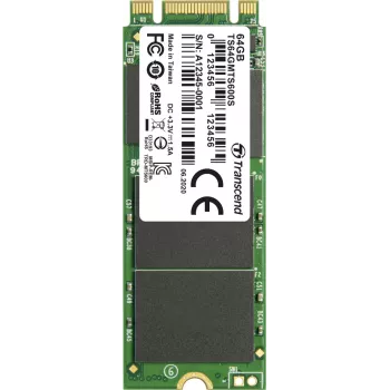 Transcend MTS600S - SSD - 64 GB - vidinis - M.2 2260 - SATA 6Gb/s