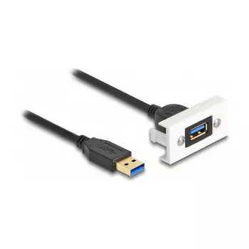 DeLOCK Easy 45 modulis USB 3.2 Gen 1 USB Type-A lizdas – 1 m laidas
