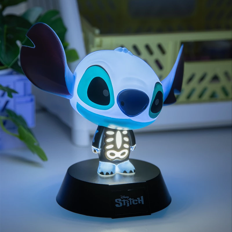 Stalinė lempa Paladone Stitch Skeleton Icon Light – naktinė šviesa su personažu