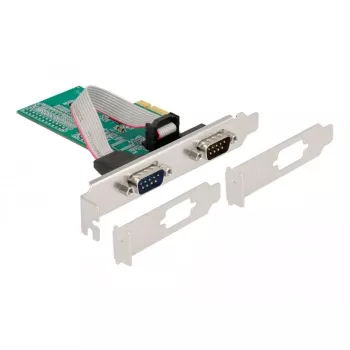 DeLOCK 89555 PCIe serijinė adapterio kortelė – 2 x RS-232