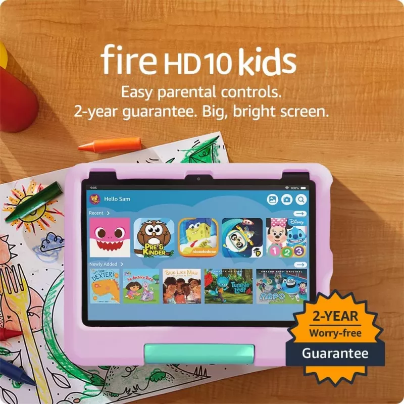 Planšetinis kompiuteris vaikams Amazon Fire HD10 Kids 13 Gen 32GB 10,1 Rožinė