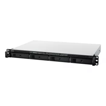 Synology RackStation RS422+ NAS / saugojimo serveris 1U stelažui Ryzen Embedded R1600 2 GB DDR4 DSM juodas