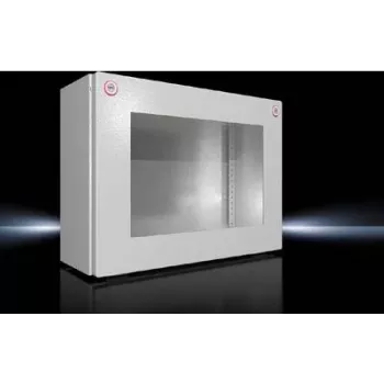 Elektros spinta Rittal 1611.000 — polikarbonatinis korpusas su plieninėmis durelėmis, IP65, 400×155×300 mm