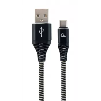 Gembird CC-USB2B-AMCM-2M-BW USB laidas USB 2.0 USB A USB C juodas, baltas