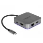 Dėstymo stotelė DeLOCK 87742, USB-C, HDMI, 3x USB-A, Gigabit Ethernet, 87 W