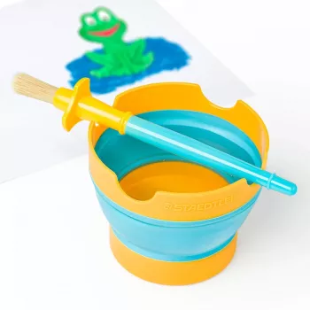 Vandens puodelis akvarelei Staedtler Noris junior BK 8767 40 BK, juodas
