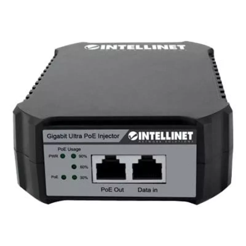 Intellinet Gigabit PoE++ Injector, 95 W prievadas, IEEE 802.3bt (4PPoE), plastikinis korpusas, montavimas ant sienos