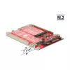 DeLOCK 62859 vidinė sąsajos plokštė M.2 ir mSATA lizdams