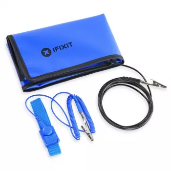 iFixit Essential Electronics Toolkit su sulankstomu antistatiniu kilimėliu