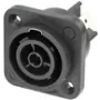Neutrik NAC3FPX-TOP – kištukas, juodas, poliamidas, nerūdijantis plienas, varis, vario lydinys, IP65, 2,5 mm²