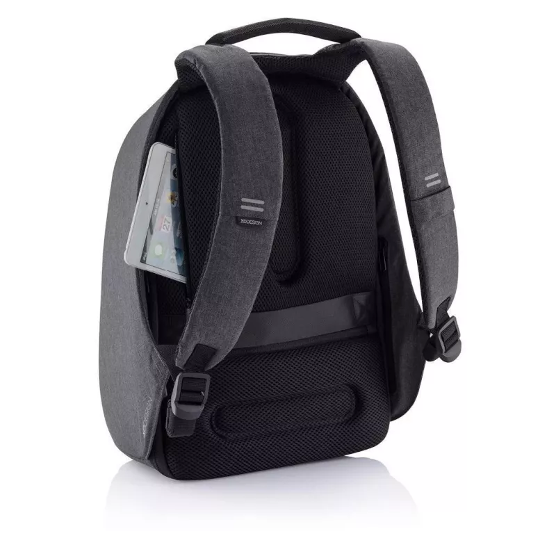 Kuprinė XDDESIGN Bobby Hero XL — 21,5 L, tinka 17 colių nešiojamam kompiuteriui, planšetės skyrius, organizacinė panelė, juoda