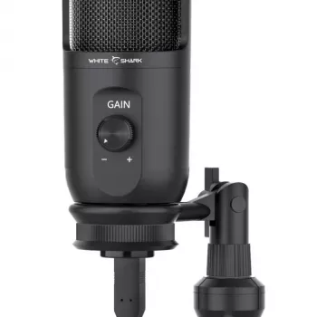 White Shark TAUS Microphone Black Studio – profesionalus kondensatorinis mikrofonas