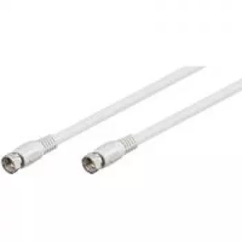 Wentronic Goobay SAT jungiamasis kabelis, 100% ekranuotas, baltas, 3,5 m - F kištukas F kištukas (27498)