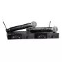 Shure SLXD24DE/B58-G59 – dviejų kanalų skaitmeninė belaidė sistema su dviem siųstuvais/rankiniais mikrofonais (470–514 MHz)