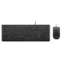 Belaidis klaviatūros ir pelės rinkinys Lenovo Essential 4X31R64445 – laidinė USB klaviatūra ir pelė