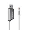 Savio TR-16 Bluetooth siųstuvas AUX adapteris su laisvų rankų funkcija, Bluetooth 5.3, Google Assistant/Siri