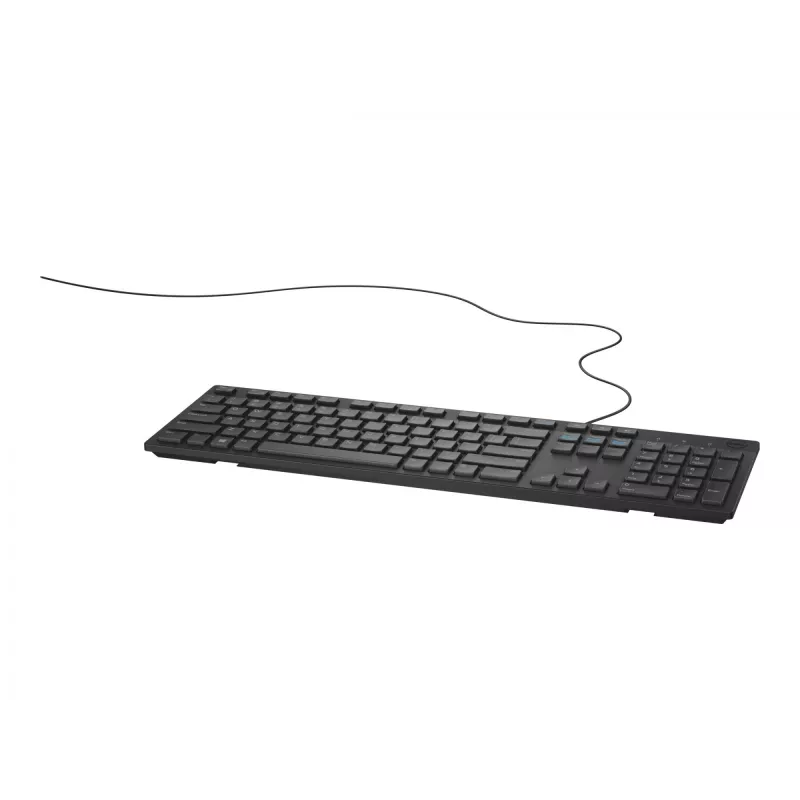 Pilno dydžio laidas klaviatūra Dell KB216 – QWERTY Nordic išdėstymas, juoda, USB