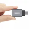 UNITEK Y-A025CGY adapteris USB Type-C į USB Type-A metalinis
