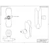 Dvigubo lizdo rankena RAM Mounts RAM-D-201U