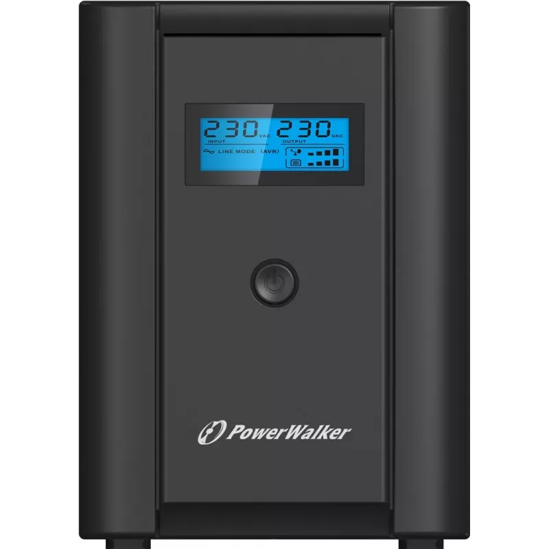 PowerWalker VI 1200 SHL Schuko nepertraukiamo maitinimo šaltinis (UPS) Line-Interactive 1,2 kVA 600 W 4 kištukiniai lizdai