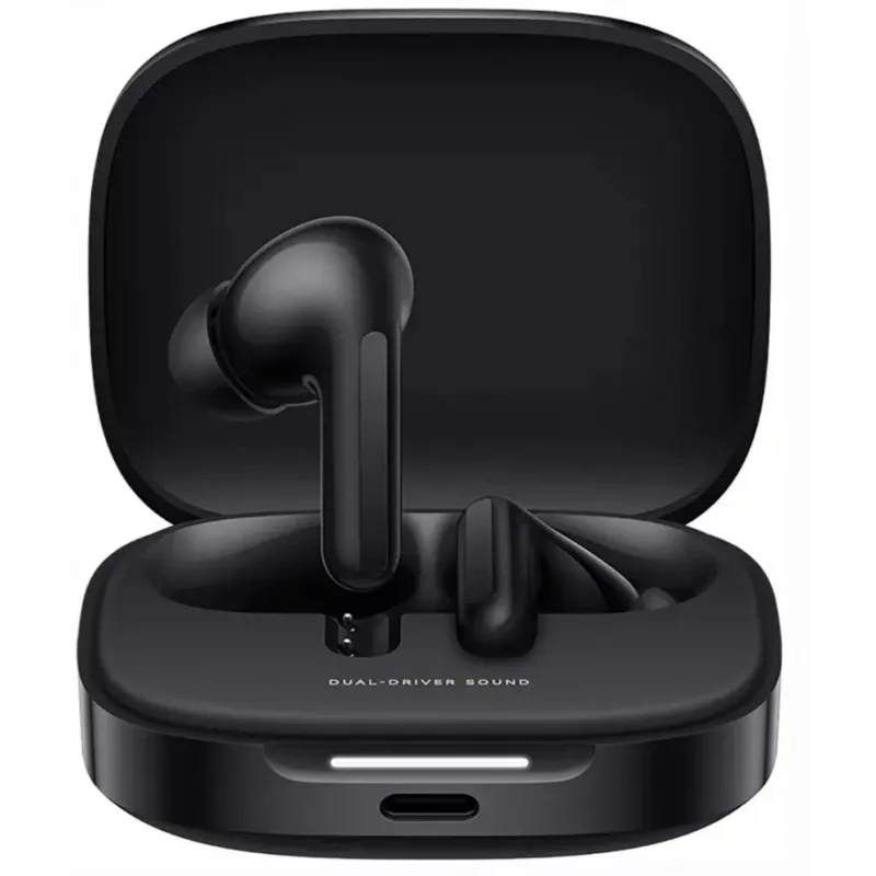 Ausinės Xiaomi Buds 6 belaidės ausinės į ausis, Bluetooth 5.4, ANC, 42 h grojimo, IP54, naktinė juoda