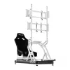 Oplite monitoriaus laikiklis R8 On Top Single White (OP-R8-4MMW)
