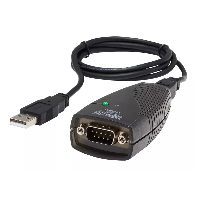 Tripp Lite USA-19HS Keyspan USB į Serial adapteris – USB-A kištukas į DB9 RS232 kištuką – 0,91 m – TAA