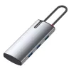 USB-C centrinis įrenginys Tellur TLL321061 su PD 3.0 100W, HDMI išėjimu ir 3× USB 3.0 prievadais