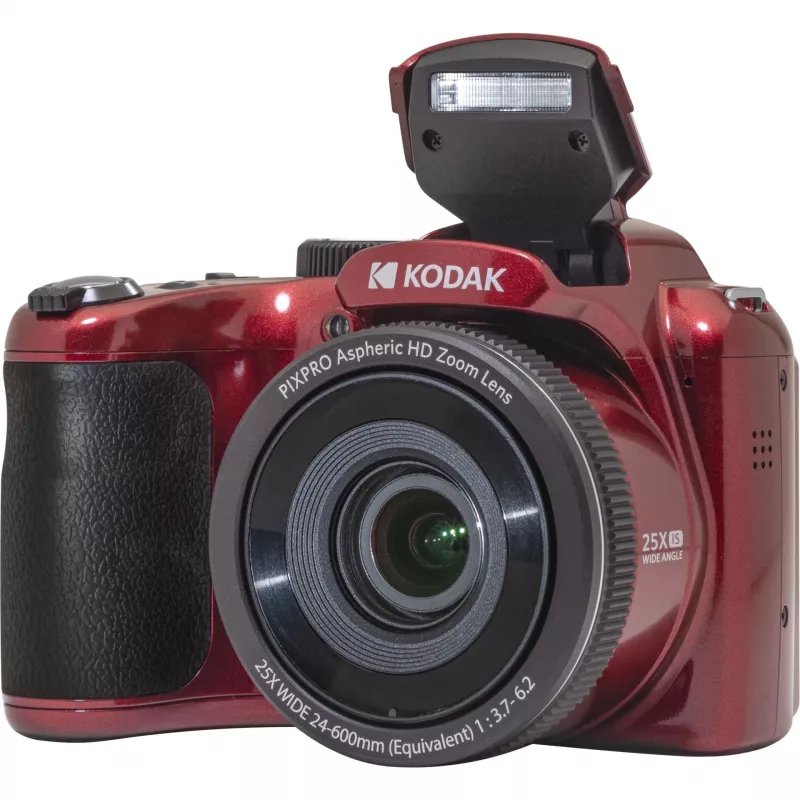 Kodak PIXPRO AZ255 1/2.3 Kompaktiška kamera 16,35 MP BSI CMOS 4608 x 3456 Pikseliai Raudona (AZ255RD)