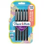 Flomasteris Papermate Flair Original Medium Juodas 5 vnt.