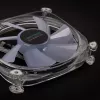 LAMPTRON Icecloud+ ARGB 120mm Trijų Ventiliatorių Komplektas su PWM - Juoda