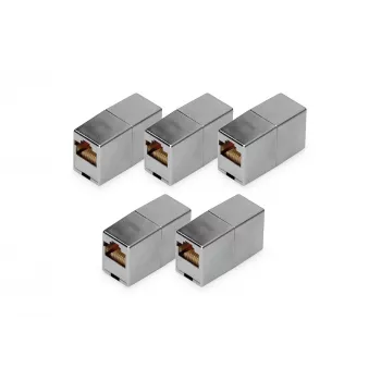 RJ45 jungtis DIGITUS DN-93901-5 5 vnt. auksuotos kontaktinės, sidabrinė